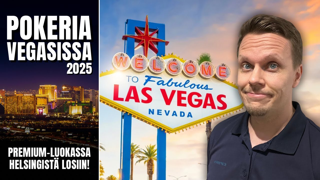 Kuopiosta Las Vegasiin! Pokeria Vegasissa 2025 Osa 1 YouTube