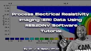 Process Electrical Resistivity Imaging (ERI) data using RES2DINV software screenshot 2