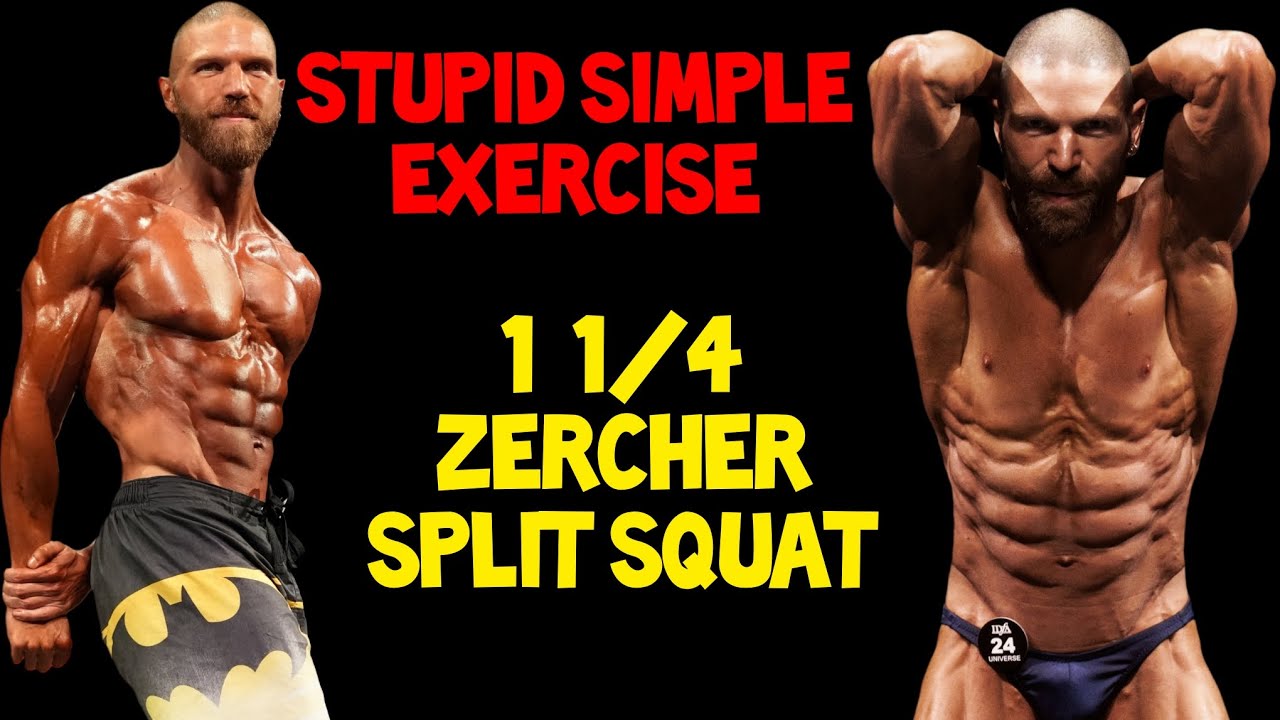 Get MORE QUAD ACTIVATION with the 1 1/4 Zercher Split Squat!!! - YouTube