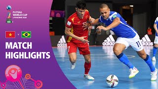 Vietnam v Brazil | FIFA Futsal World Cup 2021 | Match Highlights