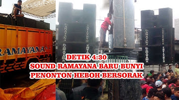 Detik 4:30 Sound Ramayana saat keluarkan FOH output  new pallapa jakarta