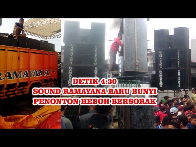 Detik 4:30 Sound Ramayana saat keluarkan FOH output  new pallapa jakarta class=