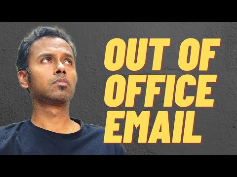 Out of Office Email | Hilarious Instant Sketch By Debasish Rath