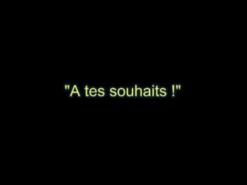 FRENCH: bless you (informal) A tes souhaits.mpg - YouTube