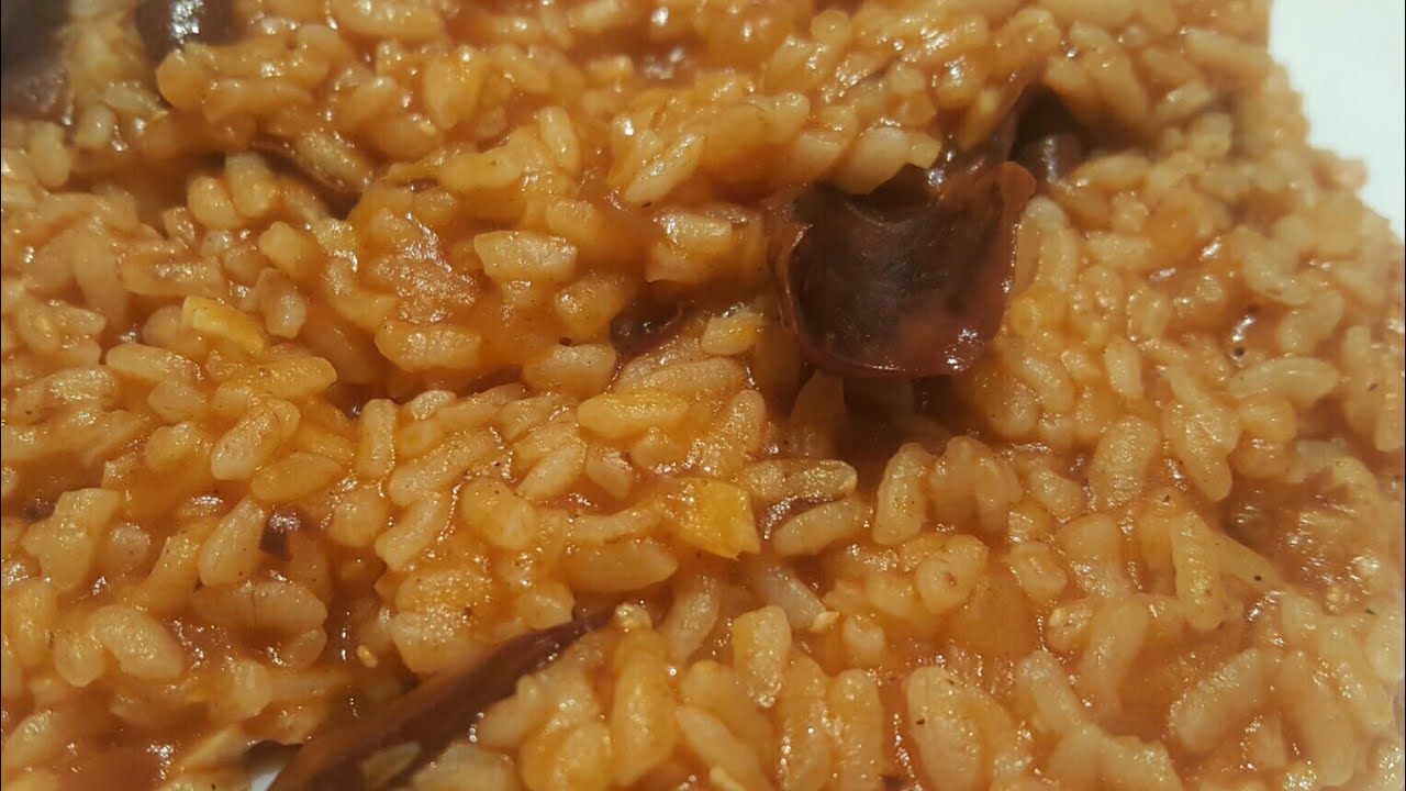 Arroz con calamares en salsa americana con olla GM G