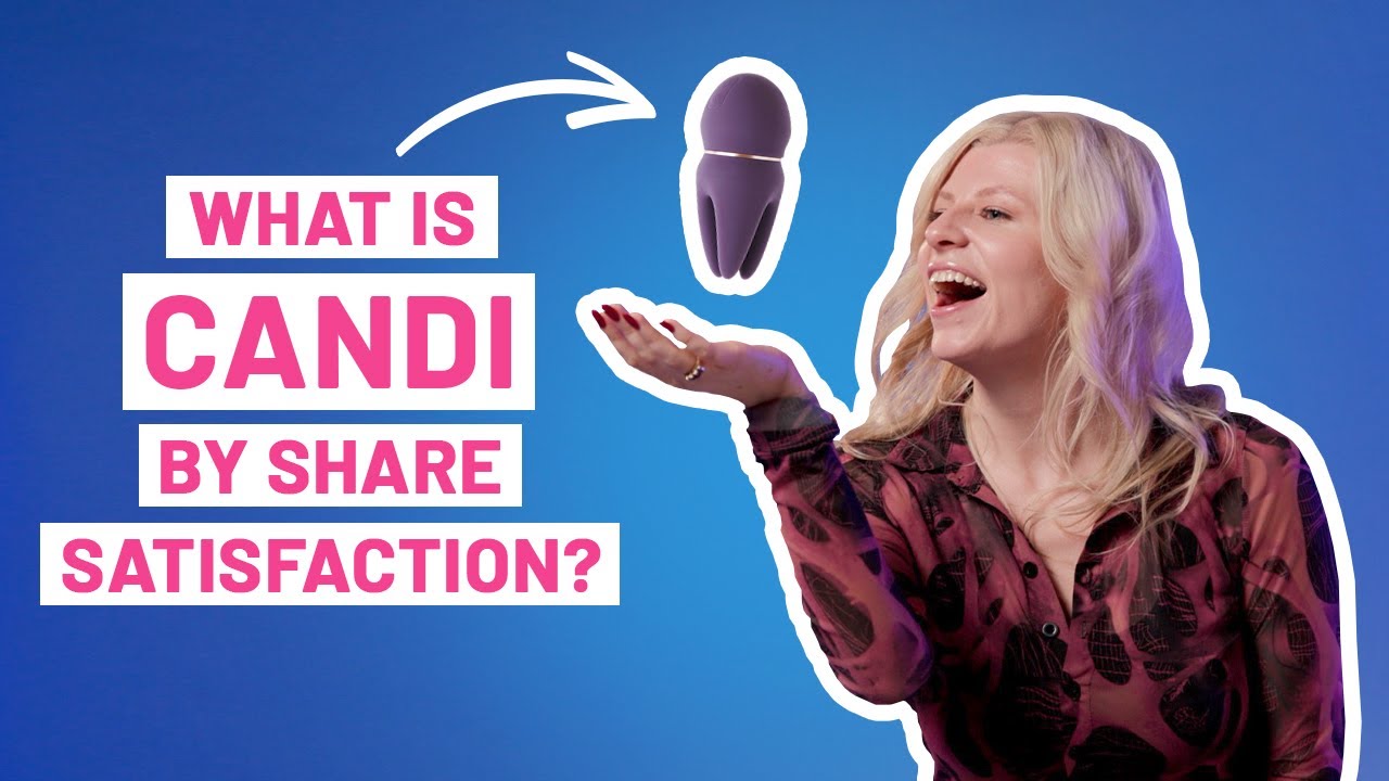 Quickies: Candi is a clitoral toy with 3 stimulators that vibrate, rotate & tease