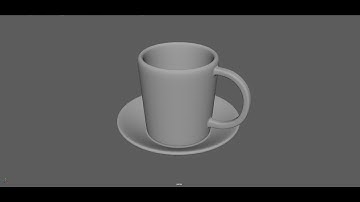 Maya Tutorial, modeling for beginners "tea cup"