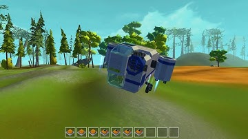 Aircraft with stabilization system in Scrap Mechanic!