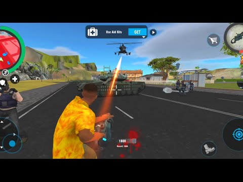 Crime Real Gangster 2 Clash with police helicopters and tanks | Android Gameplay # 1