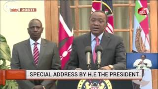 President Uhuru's full speech on Cabinet reshuffle