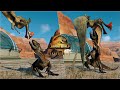 INDORAPTOR Hunting Animation vs All Dinosaurs and Flying Reptiles | Jurassic World Evolution 2