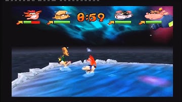 Crash Bash Walkthrough World 1 Mini Game 2 Polar Panic