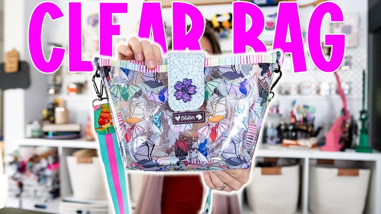 【Raucohouse】Floral pattern see-through bag The CUTEST Clear Bag That's Easy To Make And Fun To Use