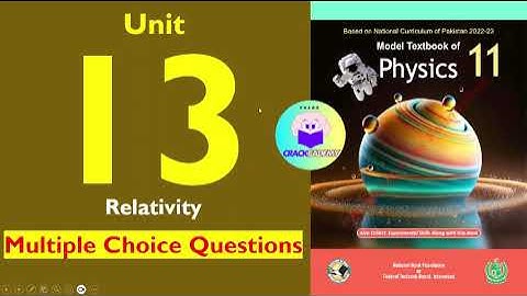 CLASS 11th | PHYSICS MCQ