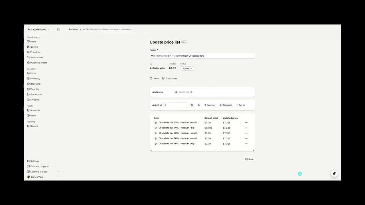 managing a price list in php with application of... Creating, Managing & Applying Price List - YouTube