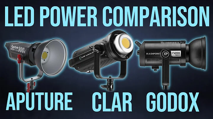 Light Output Test APUTURE 300D vs GODOX FV200 and FV150 vs CLAR Illumi Max 300