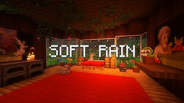 no more thinking tonight... (minecraft music & soft rain ambience)