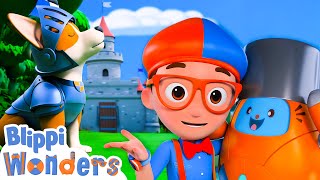 corgi knights blippi wonders moonbug kids learning corner