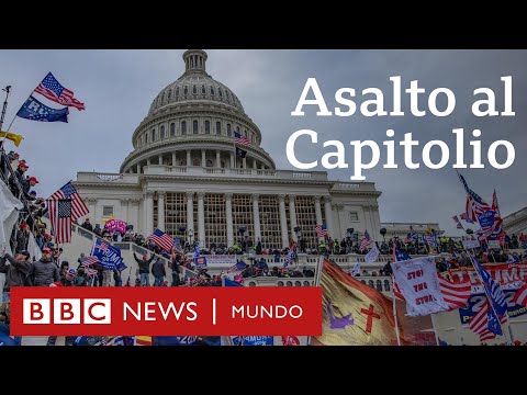 El momento en que seguidores de Trump asaltan la sede del Congreso de EE.UU. | BBC Mundo