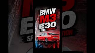 BMW E30 M3 Sport Evolution #BMWM3 #E30M3 #SportEvolution #CarHistory #CarPassionGuy