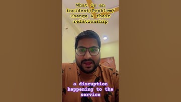 What is the relationship among Incident/Problem/Change..?? #servicenowdeveloper #servicenow