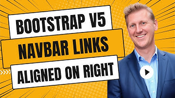 How to Right Align Links in a Bootstrap Navbar