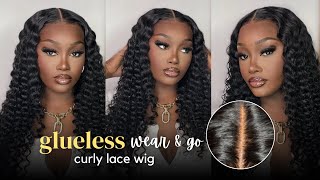 13x5 Deep Wave Ready to Go Lace Frontal Wig Install ft. Luvme