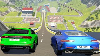 Big Ramp Jumps with Expensive Cars #2 - BeamNG Drive Crashes | DestructionNation