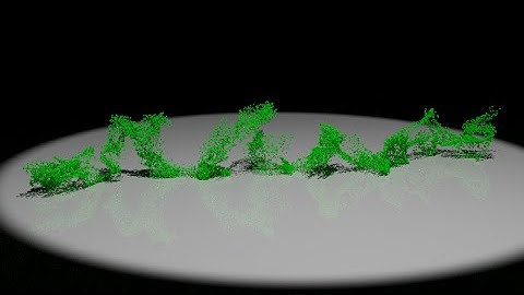 Blender: Disintegration 3D Text