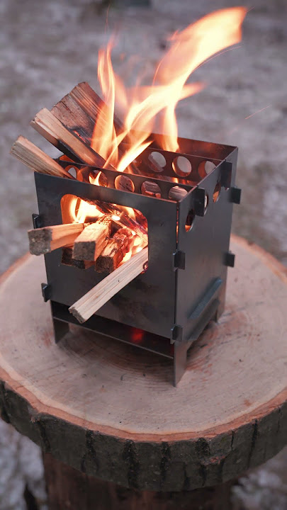 Campfire KILLER! Flatpack Camping Stove!