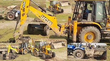 new JCB 3dx machine sonalika Di50 tractor Mahindra Swaraj Arjun powertrac 🚜🚜 loading video