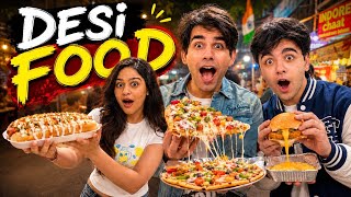 Trying DESI FOOD with my Brother & Sister | Rimorav Vlogs