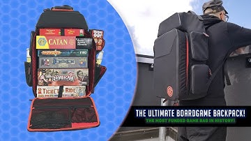 First impression of the GeekOn! Ultimate Boardgame Backpack from our backer st Gen Con 2018