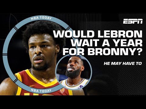 Perk on LeBron wanting to play with Bronny 🗣️ 'He needs to SACRIFICE & wait!' | NBA Today