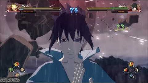 Naruto Ultimate Ninja Storm 4 CPU Battle: Naruto (Six Paths Sage Mode) vs. Sasuke (Rinne Sharingan)