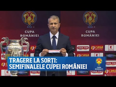 Tragere La SorÈ›i Semifinalele Cupei Romaniei Youtube