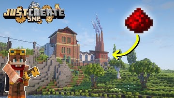 I Built a REDSTONE FACTORY in Minecraft Create Mod (#18)