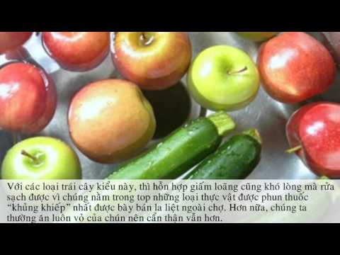 Video Cách rửa sạch hóa chất trên rau quả, cứ ăn thoải mái... - youtube