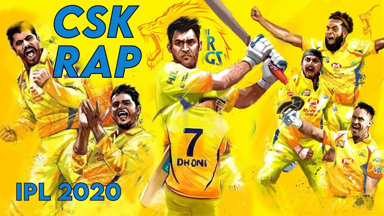 Rap   Chennai Super Kings  IPL 2020  MS Dhoni  Shane Watson  Faf du Plesis  Ravindra Jadeja