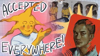 Accepted Art School Portfolio!! - RISD, SAIC, Pratt, ArtCenter, Otis, MICA