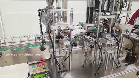 Automatic low speed chili sauce bottle jar filling vacuum capping machine for beef sauce mushroon be