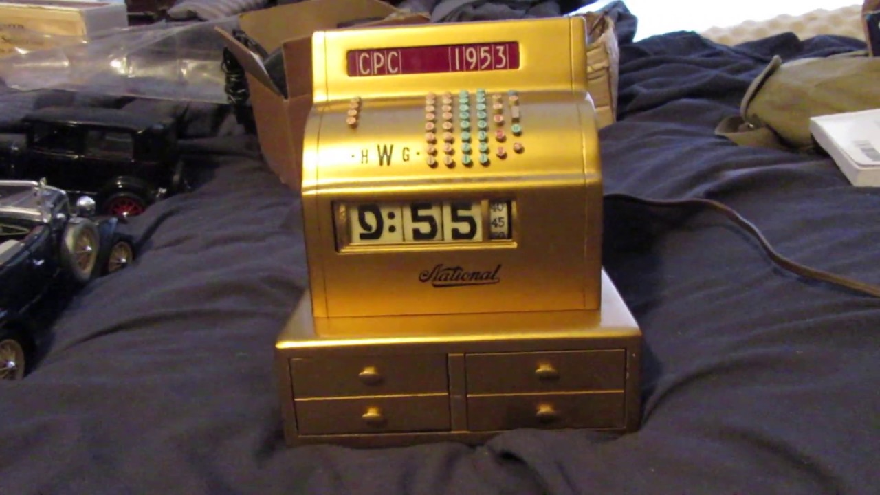 National Cash Register promotional clock YouTube