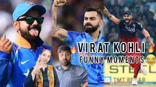 PAK REACTS ON VIRAT KOHLI ATTITUDE MOMENTS 🔥| FUNNY MOMENTS 😂