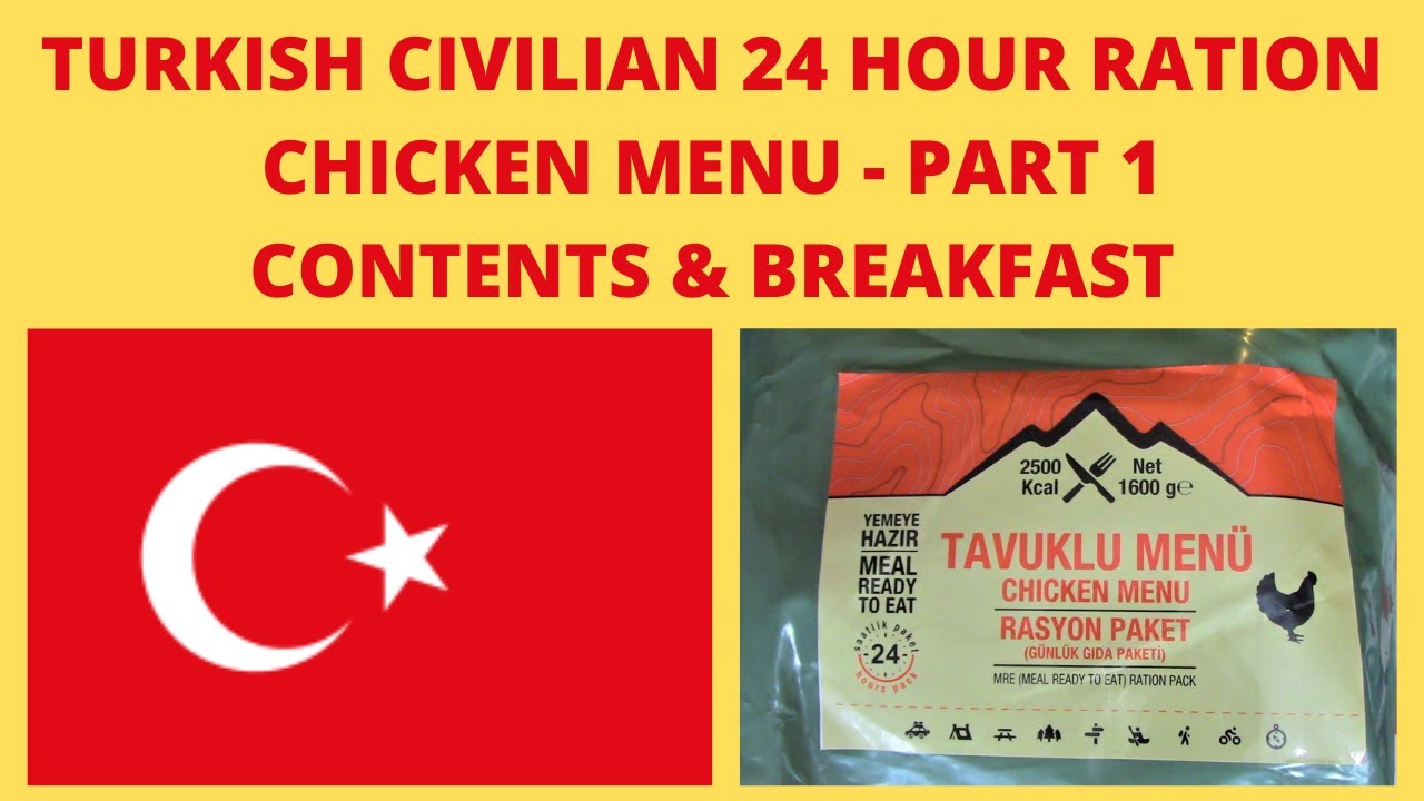 TURKISH - 24 HOUR RATION - 