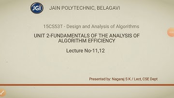 [15CS53T] Design and Analysis of Algorithms