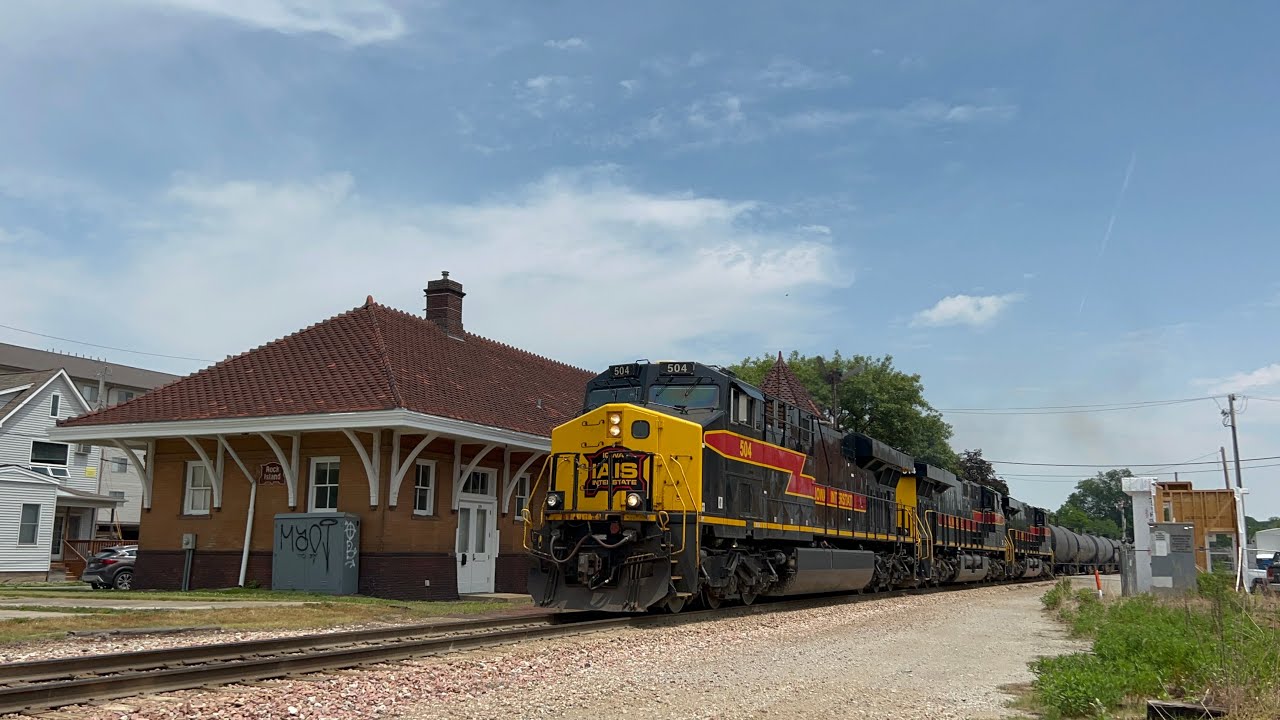 IAIS ES44AC 504 w/ Early RL K5HL Leads BICB-04 Freight on 6/5/23 - YouTube