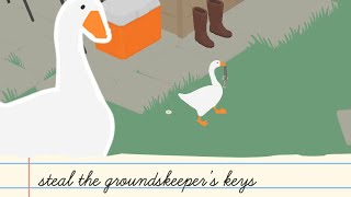 steal the groundskeeper's keys [ Untitled Goose Game FAST Walktrough ] screenshot 3