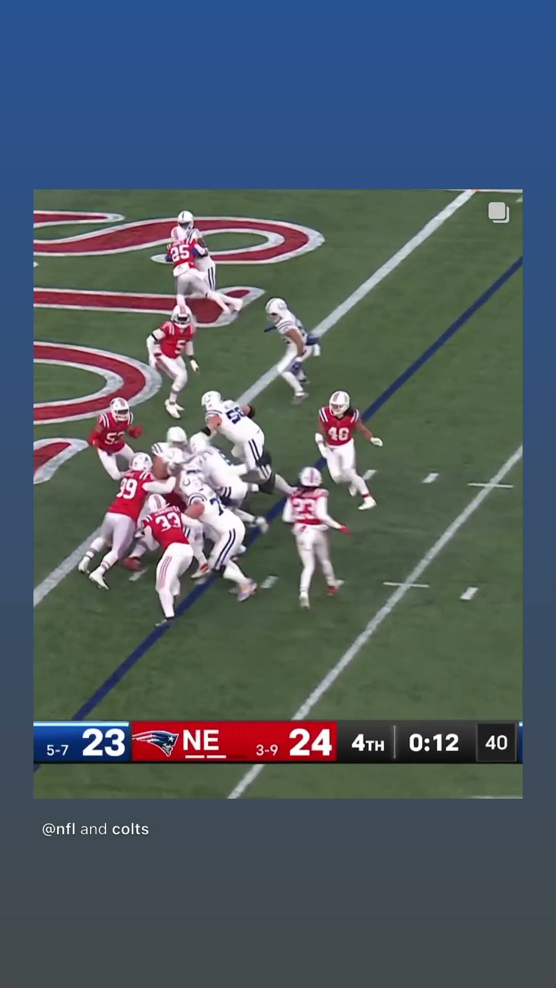 They went for 2  #hoodnews #anthonyrichardson #colts #patriots #omg #wow #how