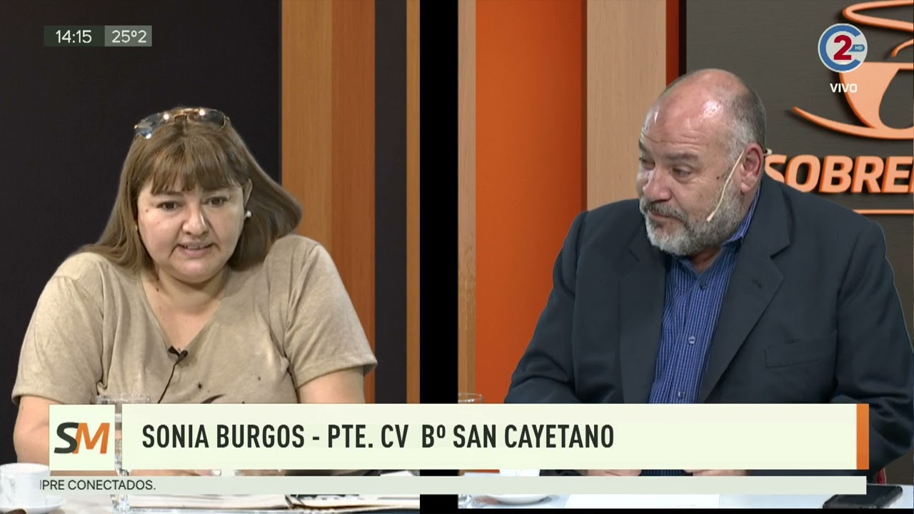 Sobremesa: Maximiliano Puca y Sonia Burgos