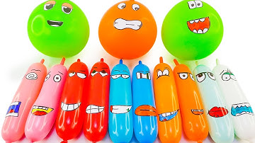 Satisfying ASMR - Making Slime with Funny Balloons - Satisfying Slime video #8